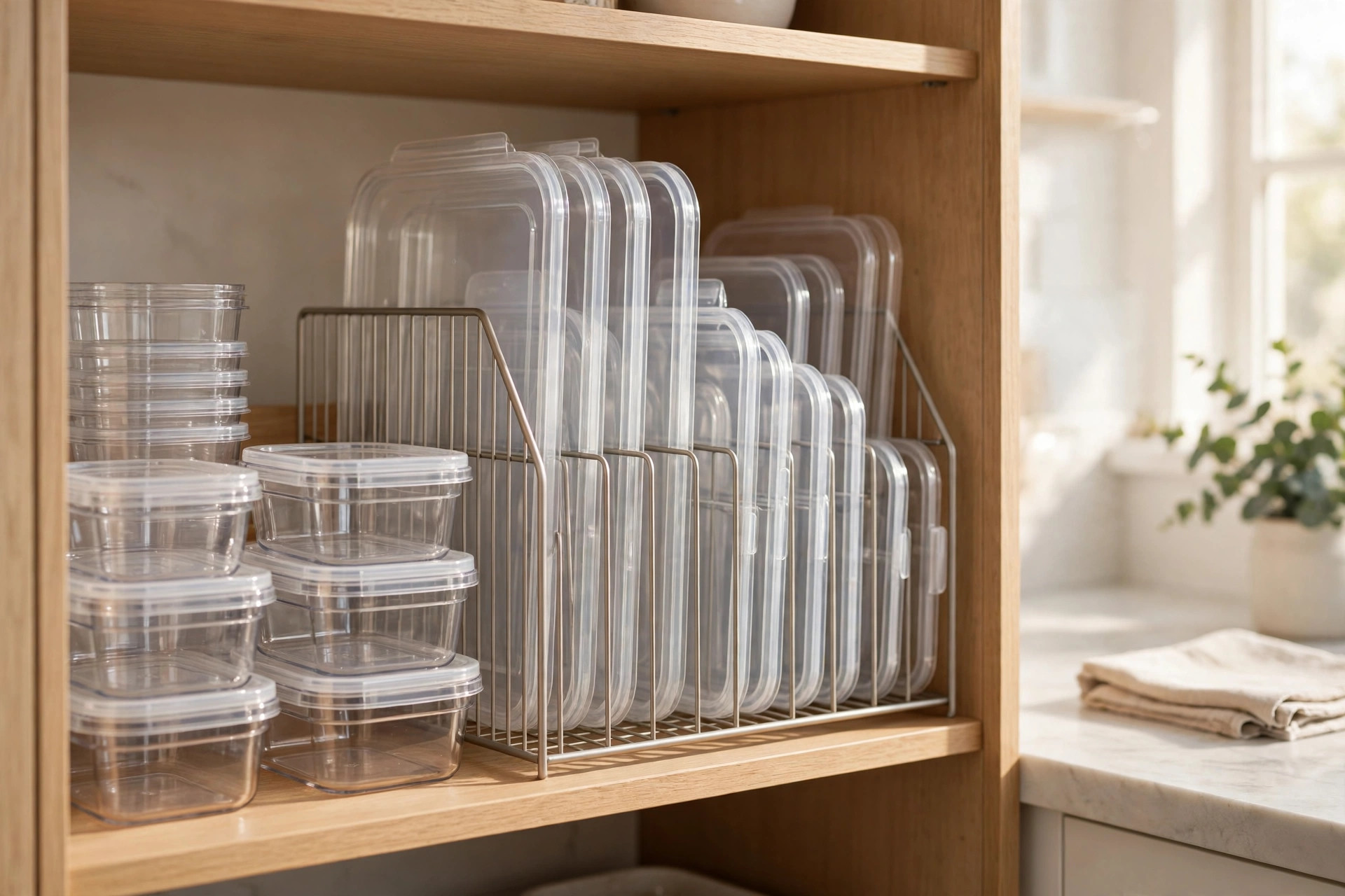 How to Organize Food Storage Containers (End the Tupperware Avalanche)