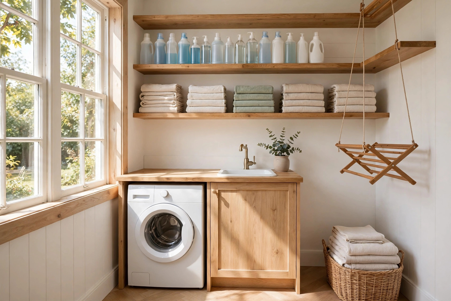 Laundry Room Organization Ideas on a Budget