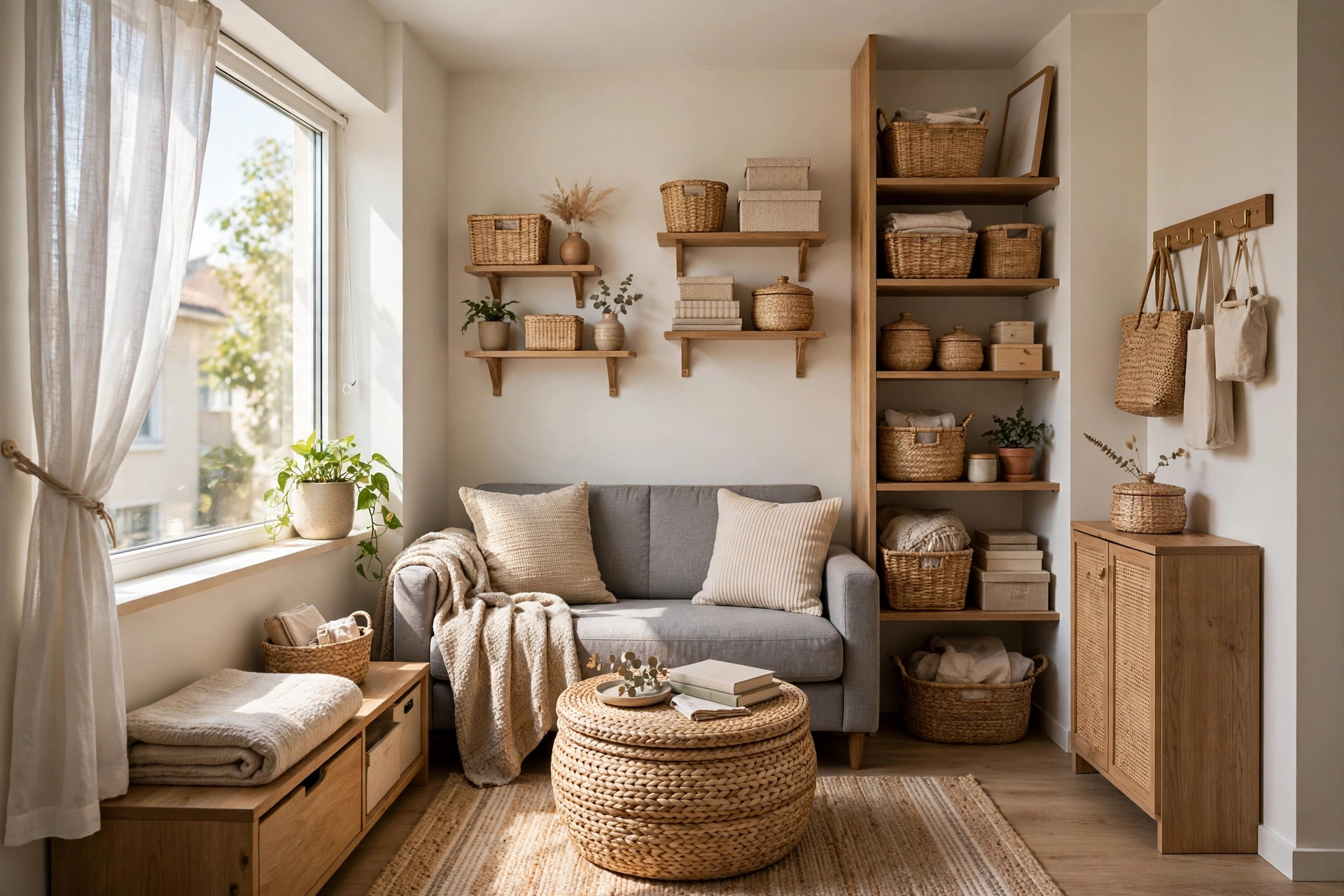 Small Living Room Storage Ideas for Apartments